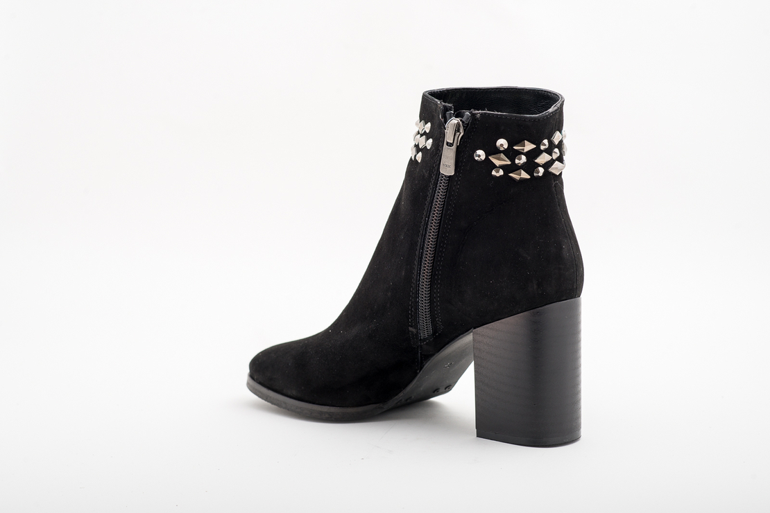 Ladies' elegant boots / genuine leather /5805/black