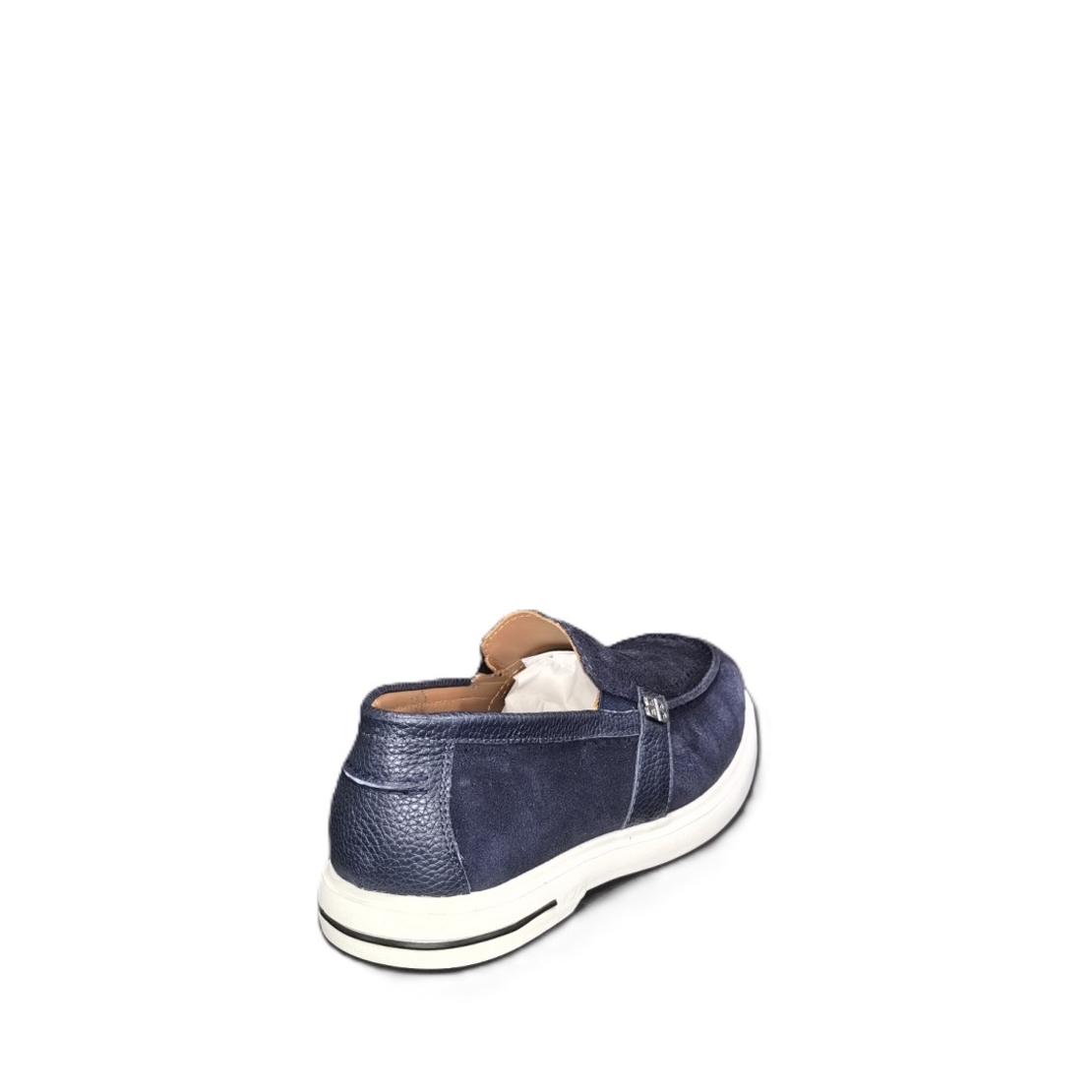 Men's moccasins/ loafers/ genuine leather/74-50/blue