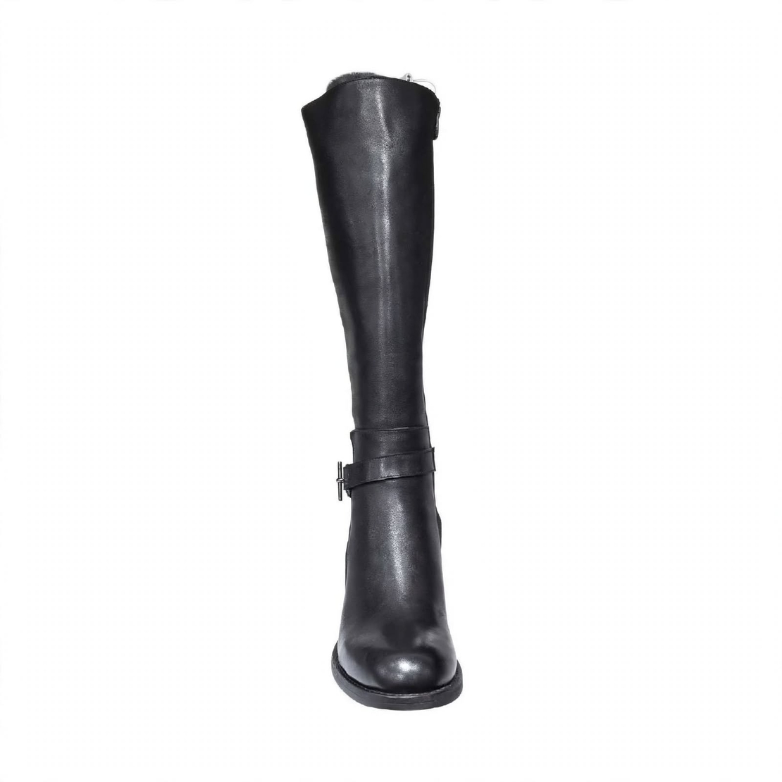 Elegant women's boots / genuine leather / 722-42 / black