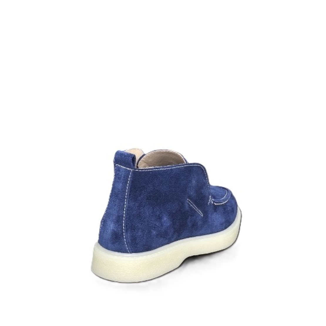 Women's elegant boots /moccasin/ genuine leather/ 70-02/blue
