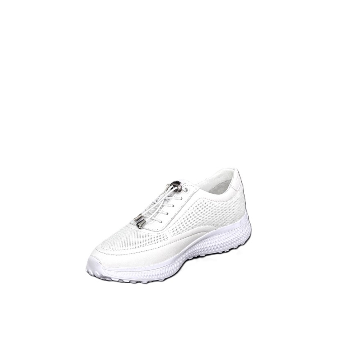 Дамски сникърс /естествена кожа /бяло /7803 / анатомична стелка