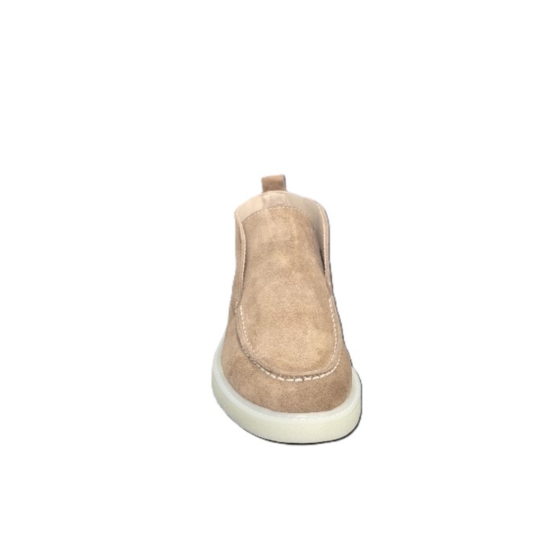 Women's elegant boots /moccasin/ genuine leather/ 70-02/beige