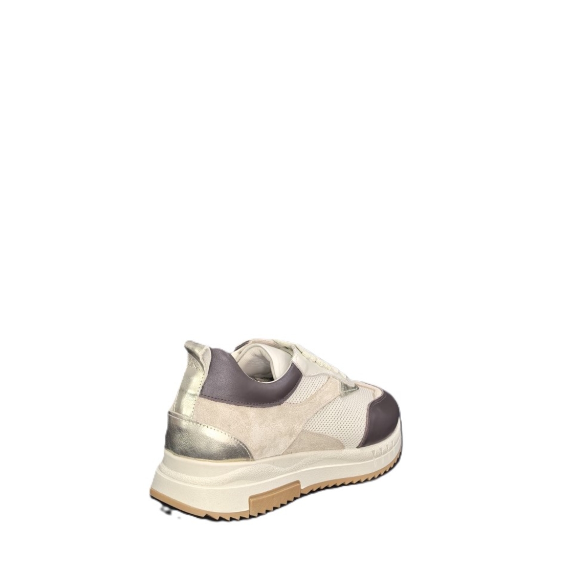 Дамски сникърс/ естествена кожа / 721-39/бежаво+кафяво