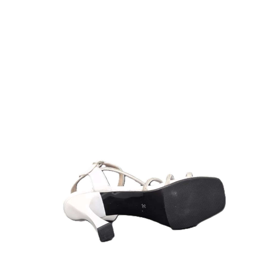 Дамски елегантни сандали /естествена кожа/713-36/ бялo