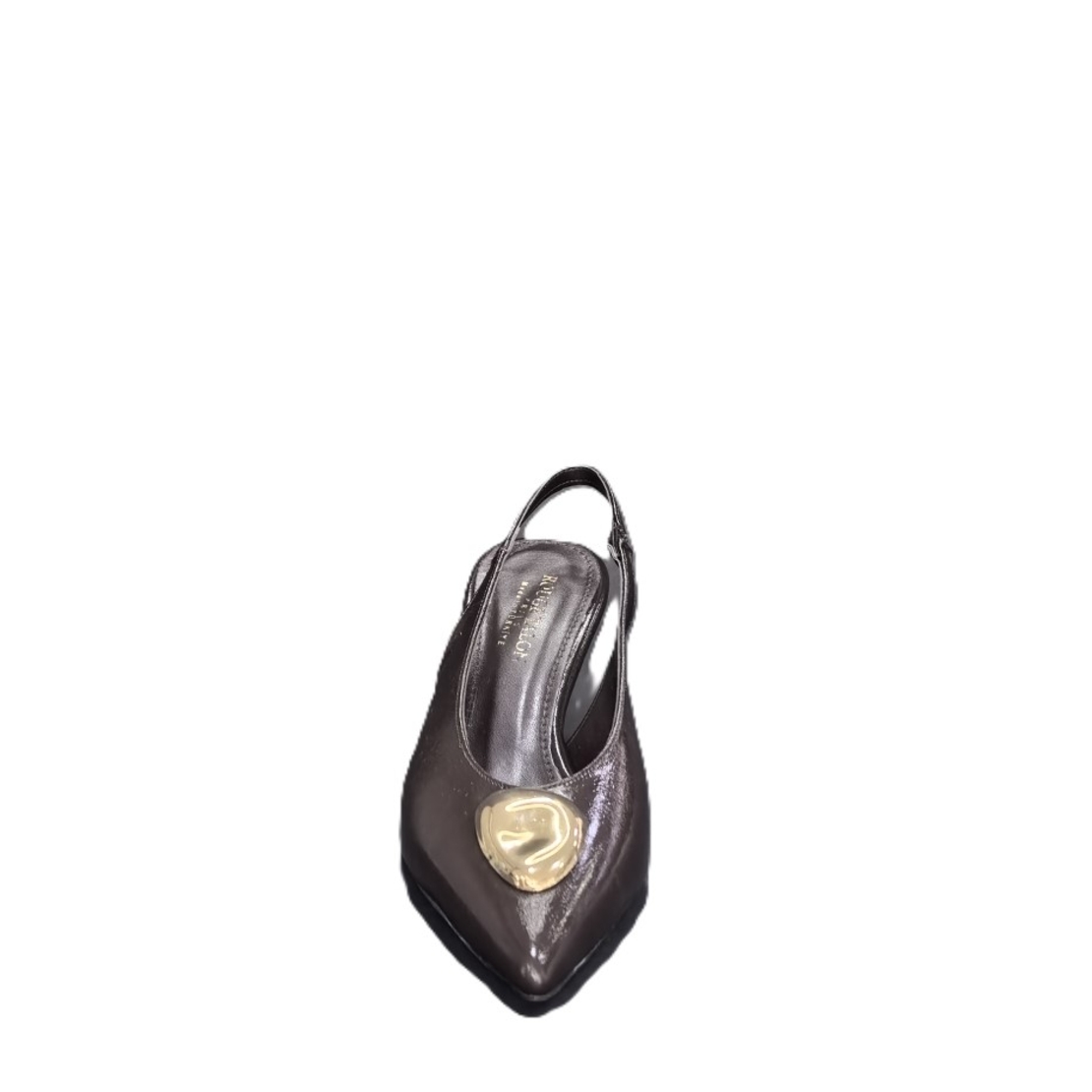 Women's elegant shoes / eco leather / 755-2/brown