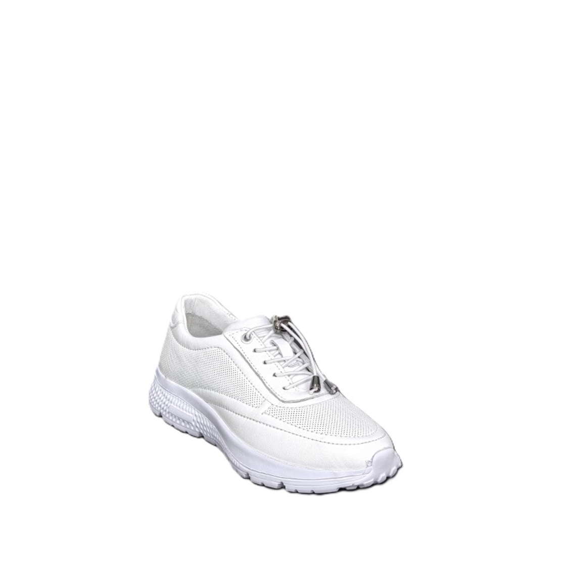 Дамски сникърс /естествена кожа /бяло /7803 / анатомична стелка