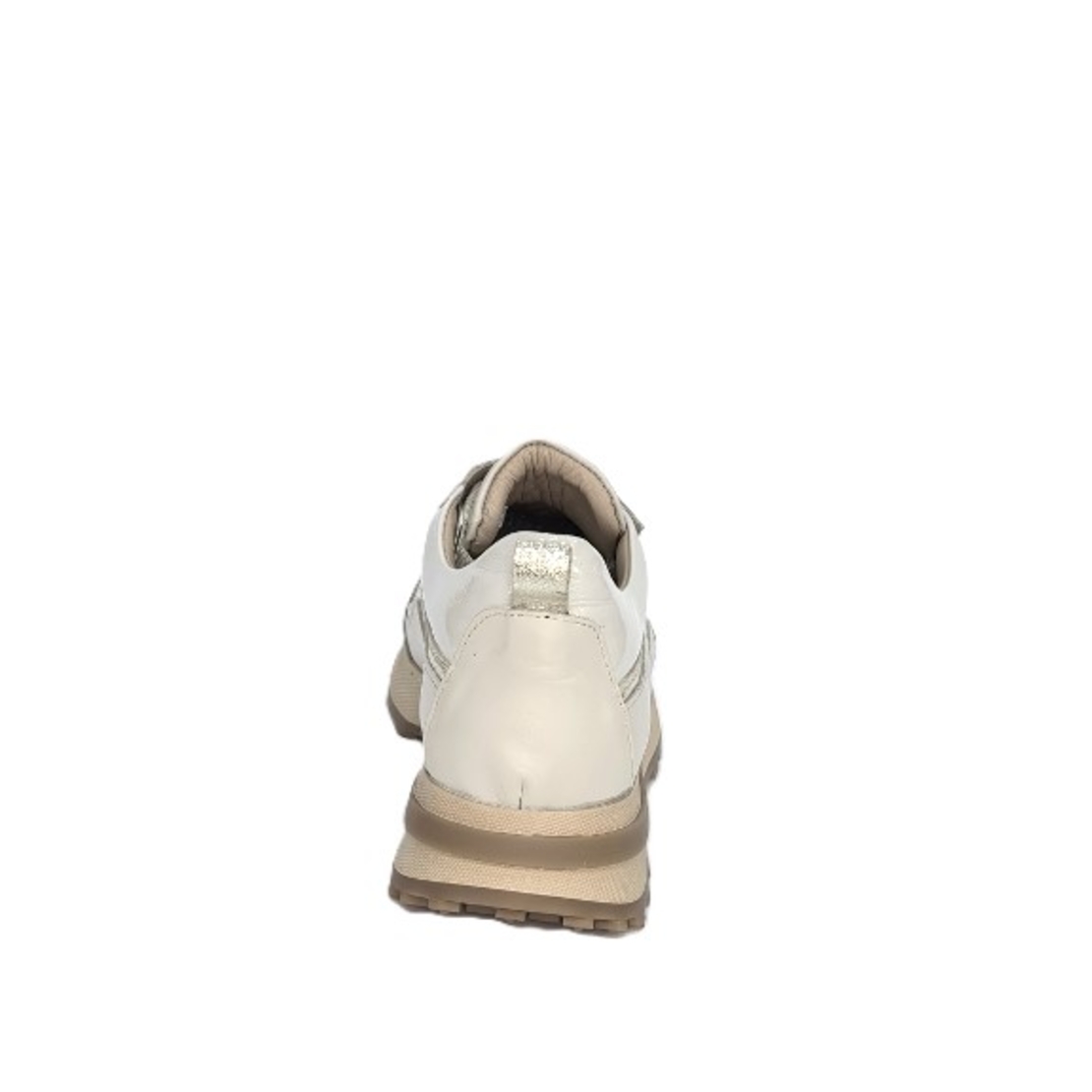 Women's sneakers /natural leather /anatomical insole /beige/7302