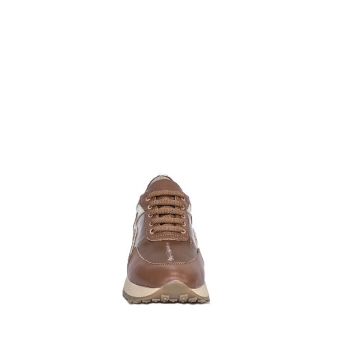 Women's sneakers /natural leather /anatomical insole /tapa /7302