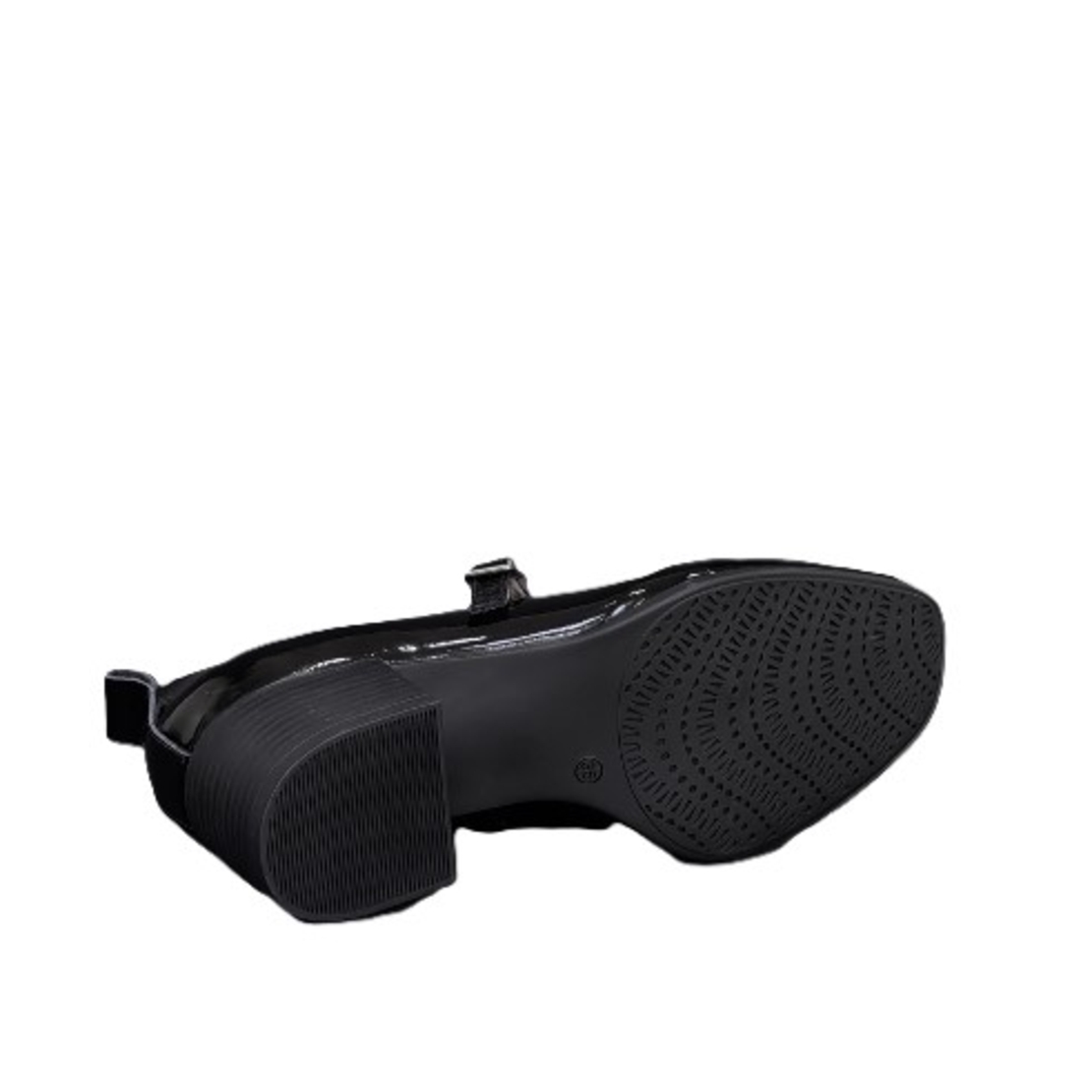 Women's casual shoes / genuine leather / anatomical insole / black / 756-46