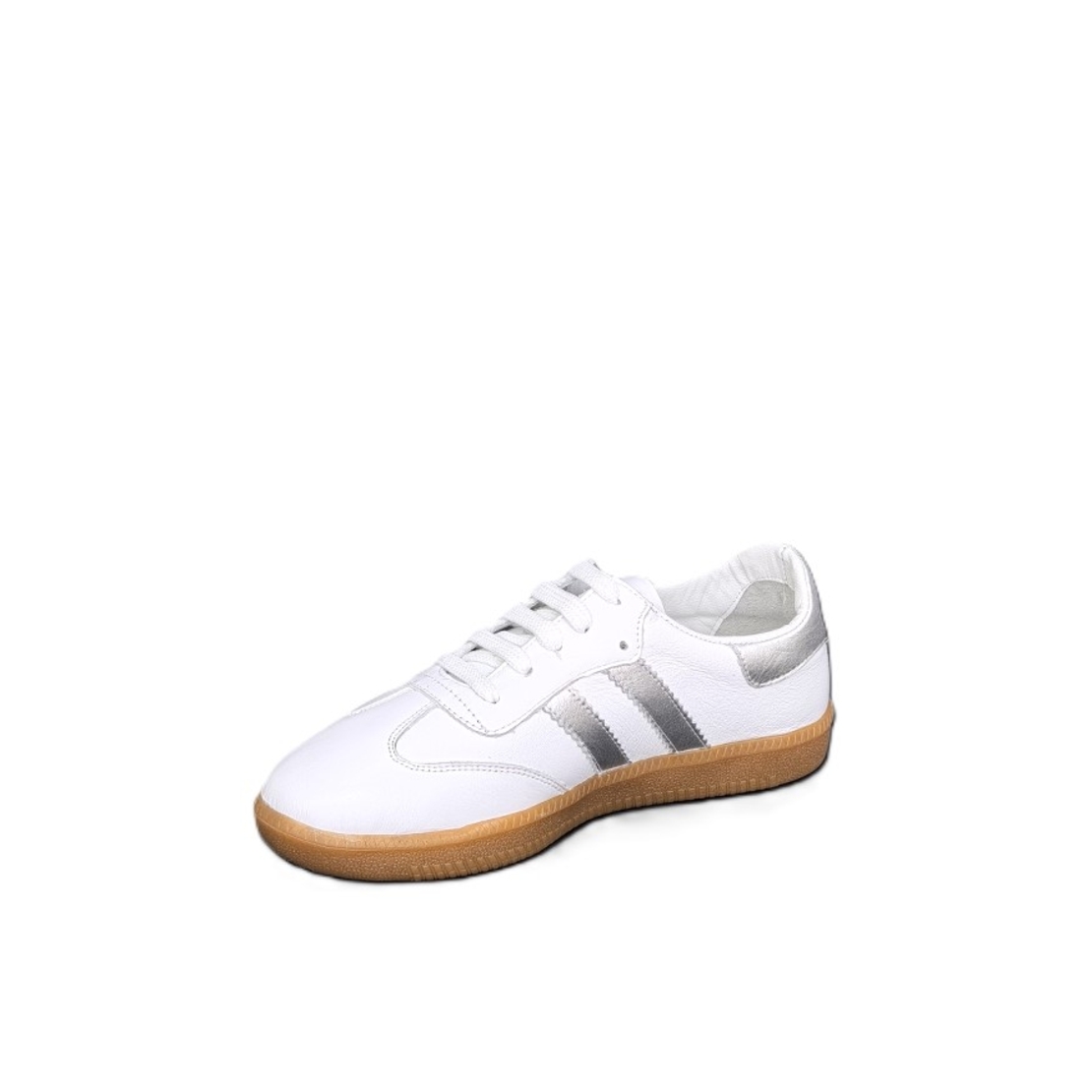 Дамски кец /естествена кожа /723-24/ бяло