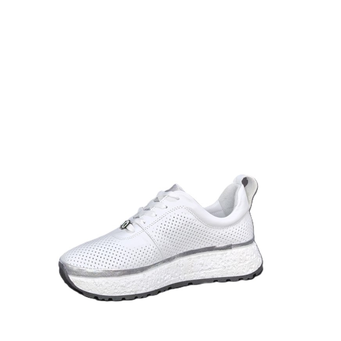 Дамски сникърс /естествена кожа /715-52/бяло