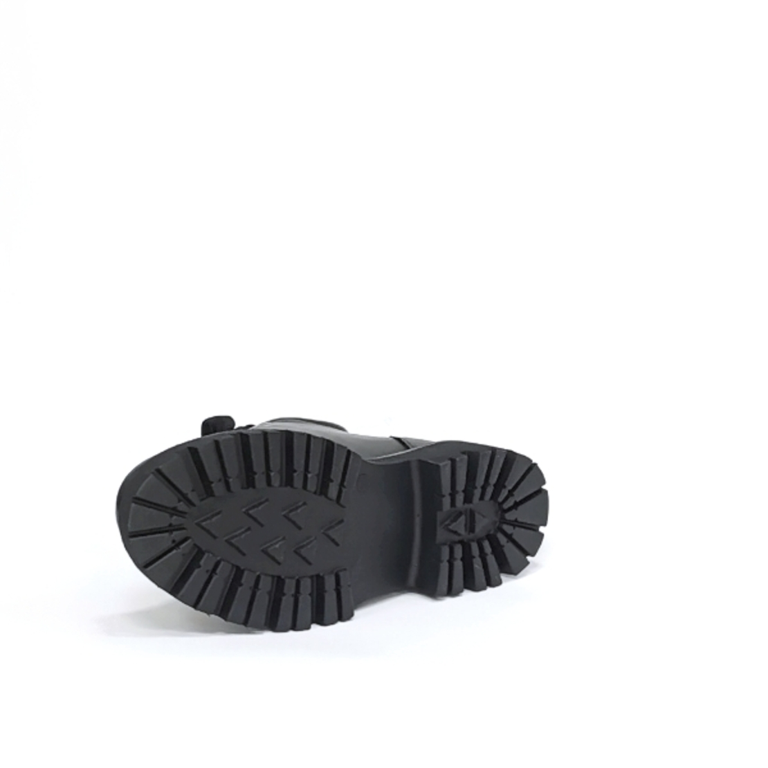 Women's casual boots made of natural leather in black/7334