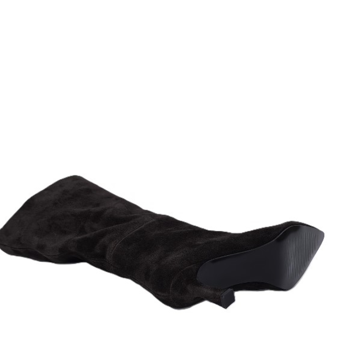 Дамски елегантни ботуши / естествена кожа / велур /714-53/кафяво