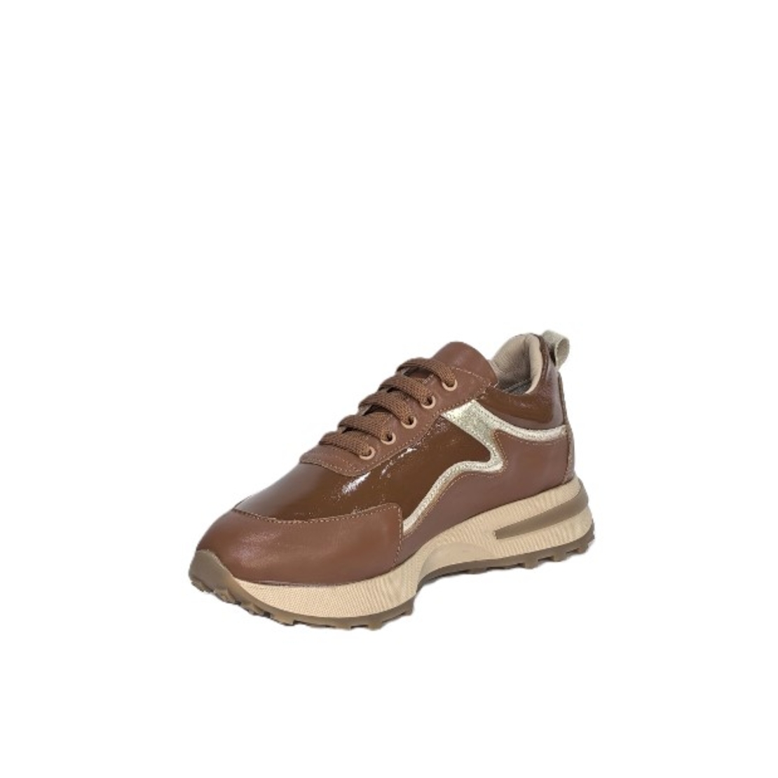 Women's sneakers /natural leather /anatomical insole /tapa /7302