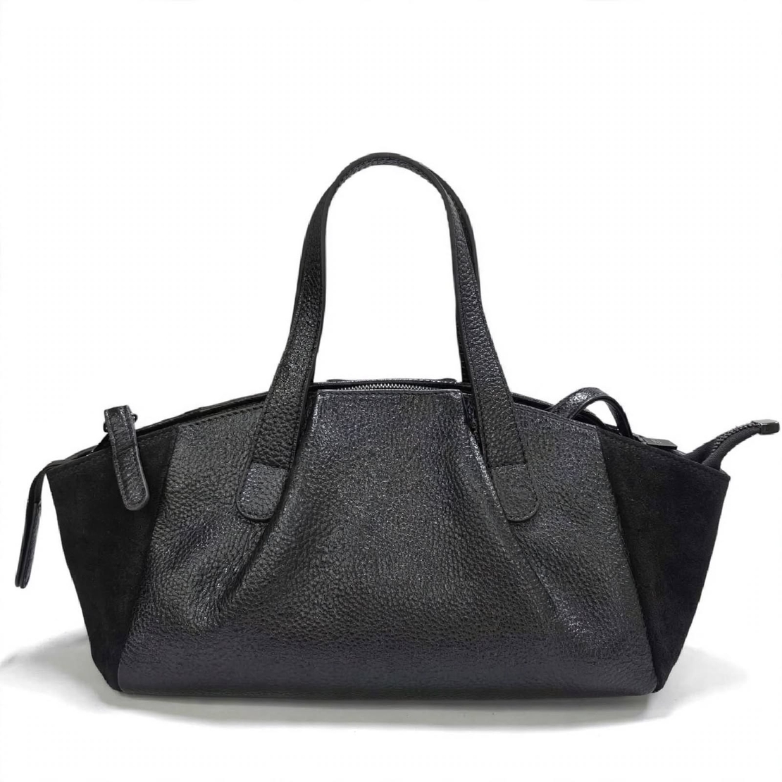 Women's handbag / genuine leather / 761-11 / black