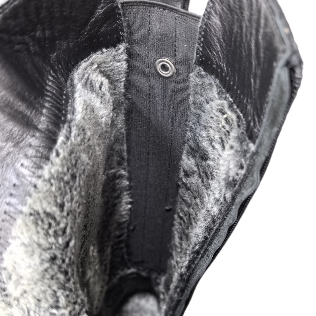 Дамски ежедневни ботуши / естествена кожа /черно /723-11