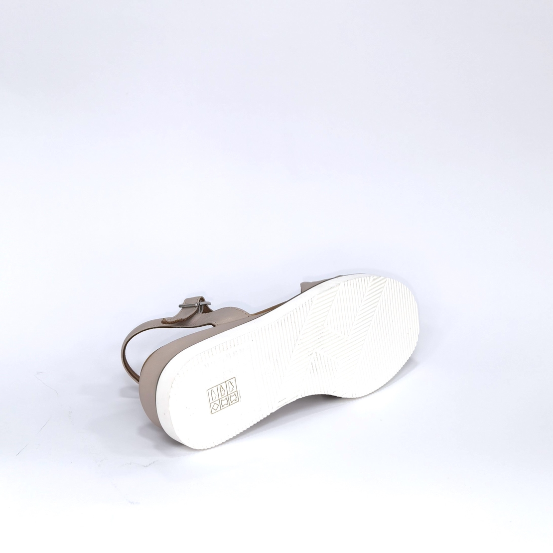 Women's sandals / genuine leather / powder /78373