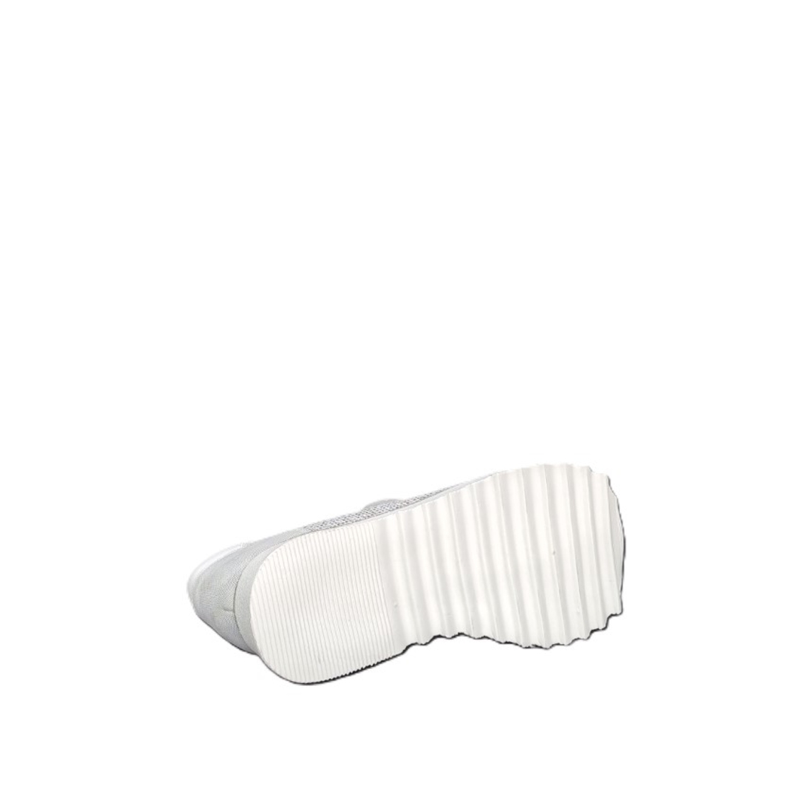 Дамски сникърс /естествена кожа/анатомична стелка/767/сребро