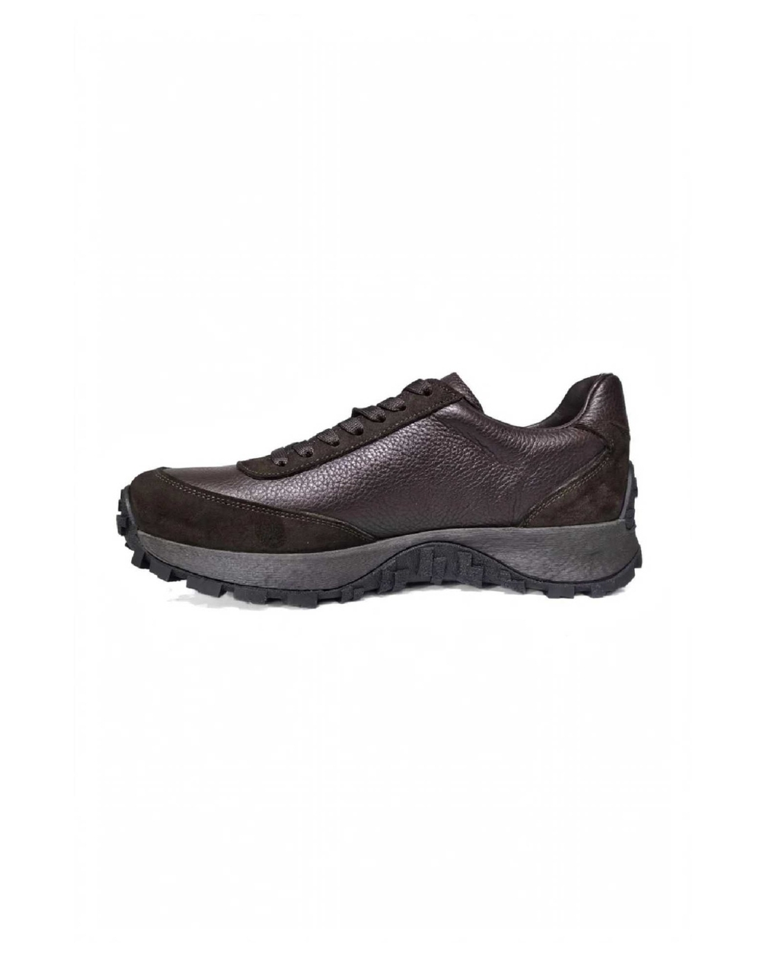 Men's sneakers / genuine leather / 750-02 / brown / anatomical insole