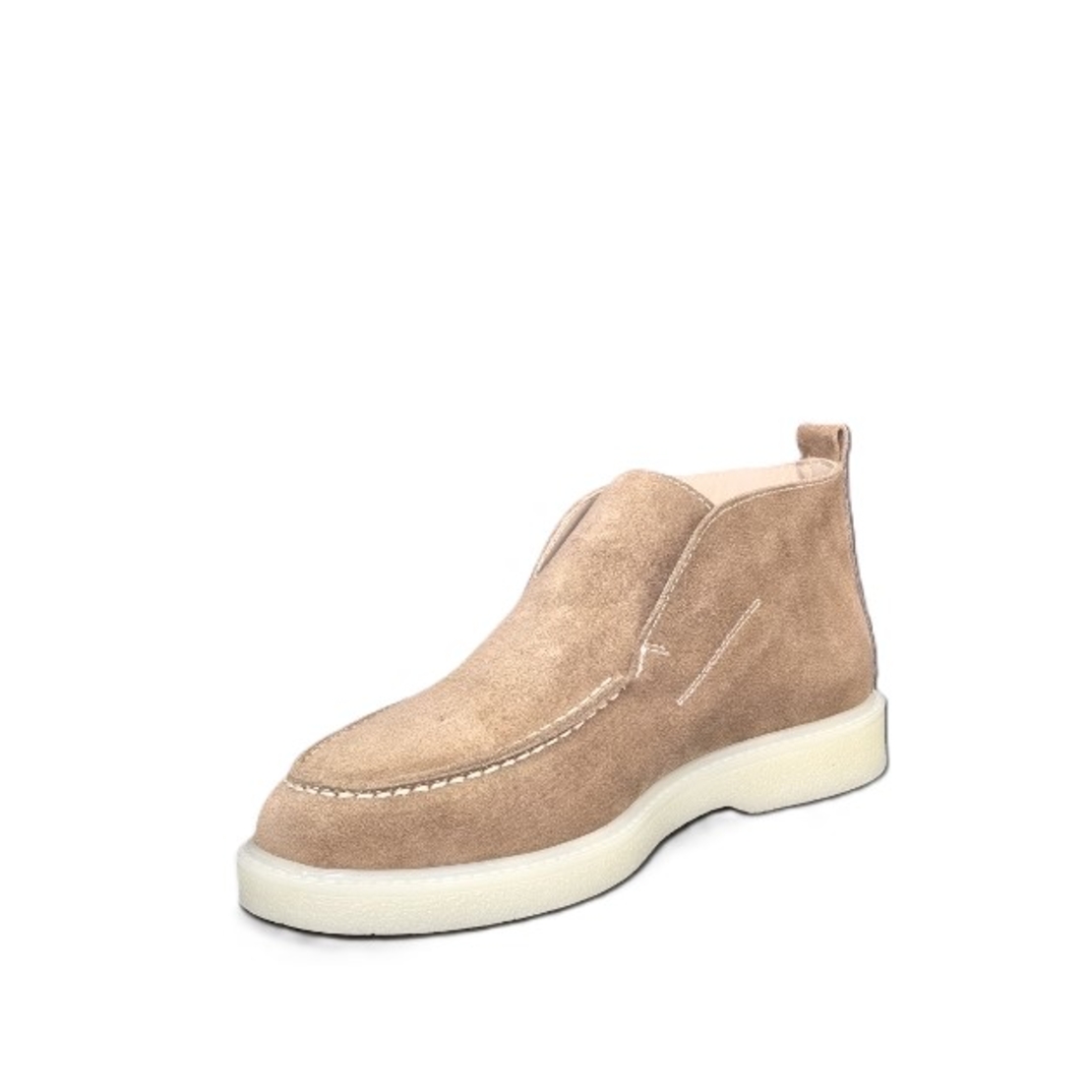 Women's elegant boots /moccasin/ genuine leather/ 70-02/beige