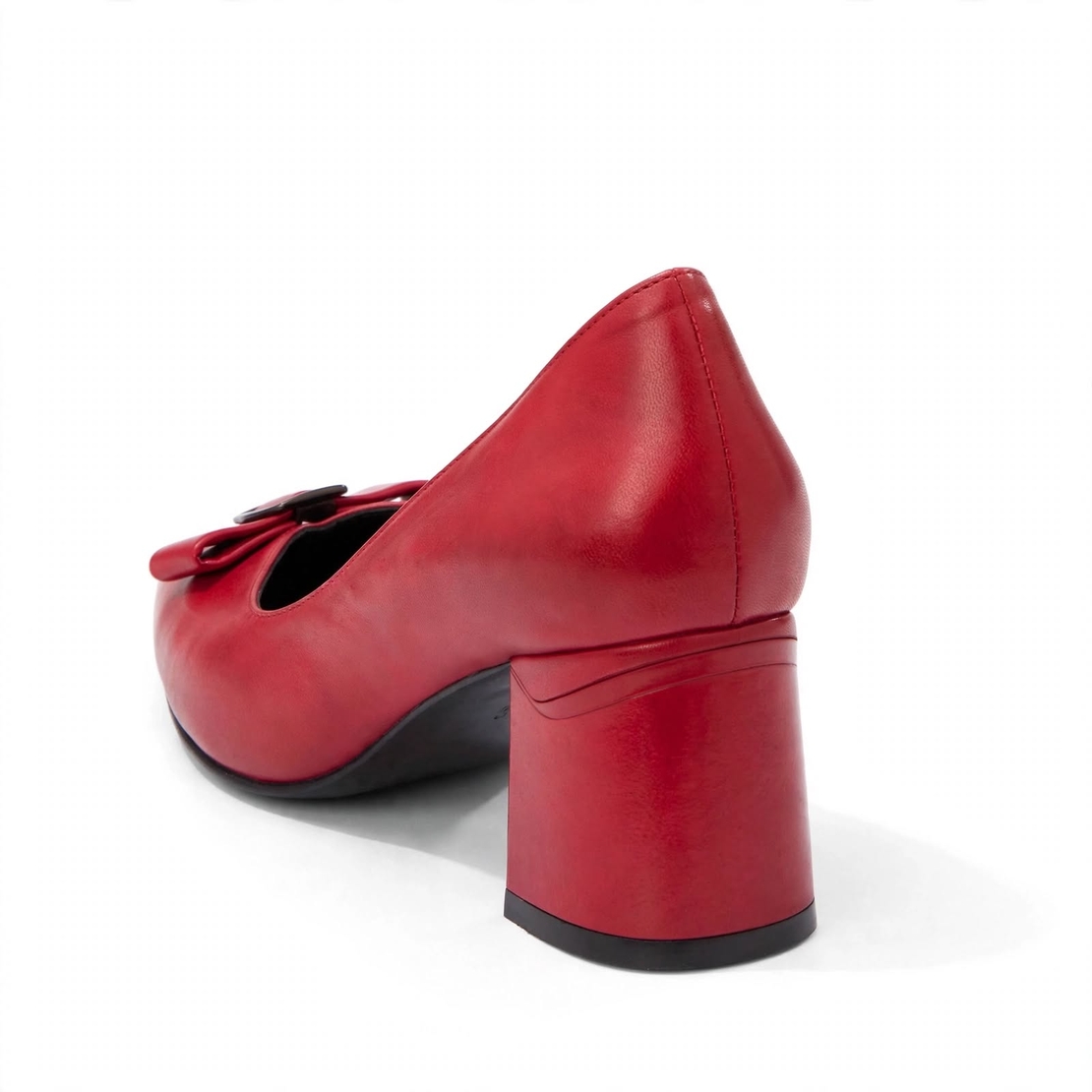 Women's elegant shoes / genuine leather / 70-03 / red