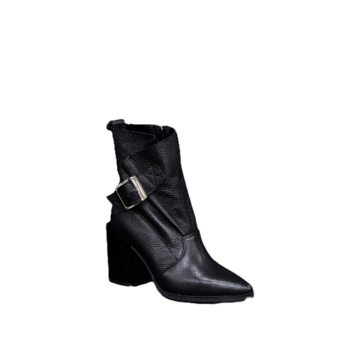 Женские элегантные сапоги / натуральная кожа / 720-88 / черные