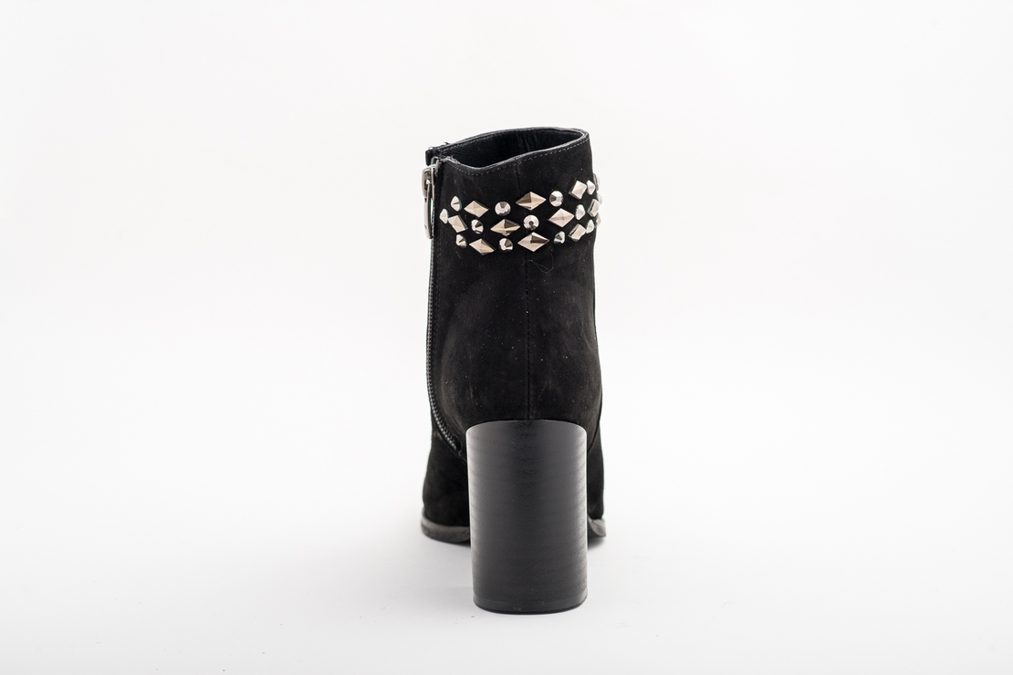 Ladies' elegant boots / genuine leather /5805/black