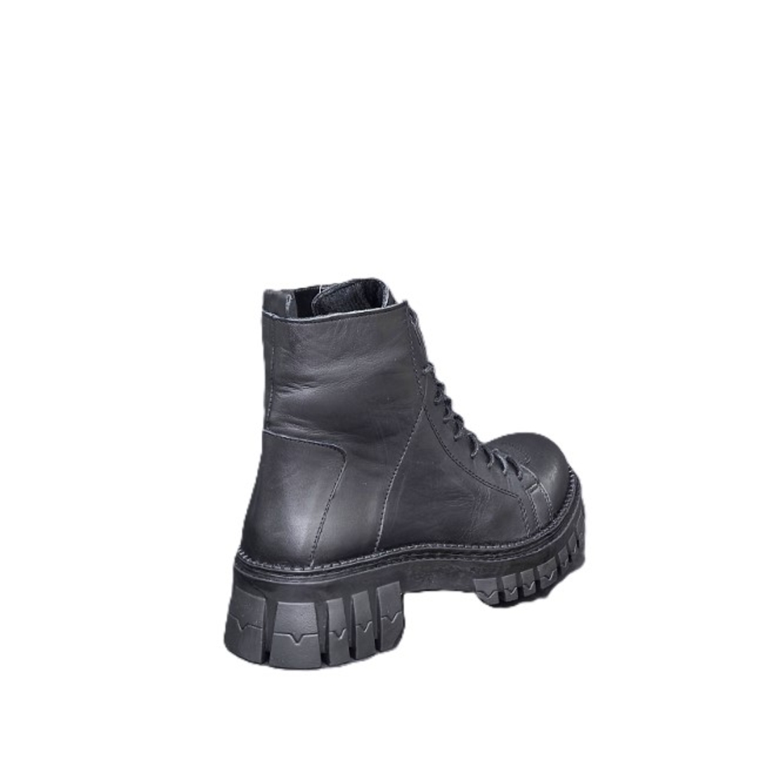 Women's casual boots / genuine leather / 71-50/black