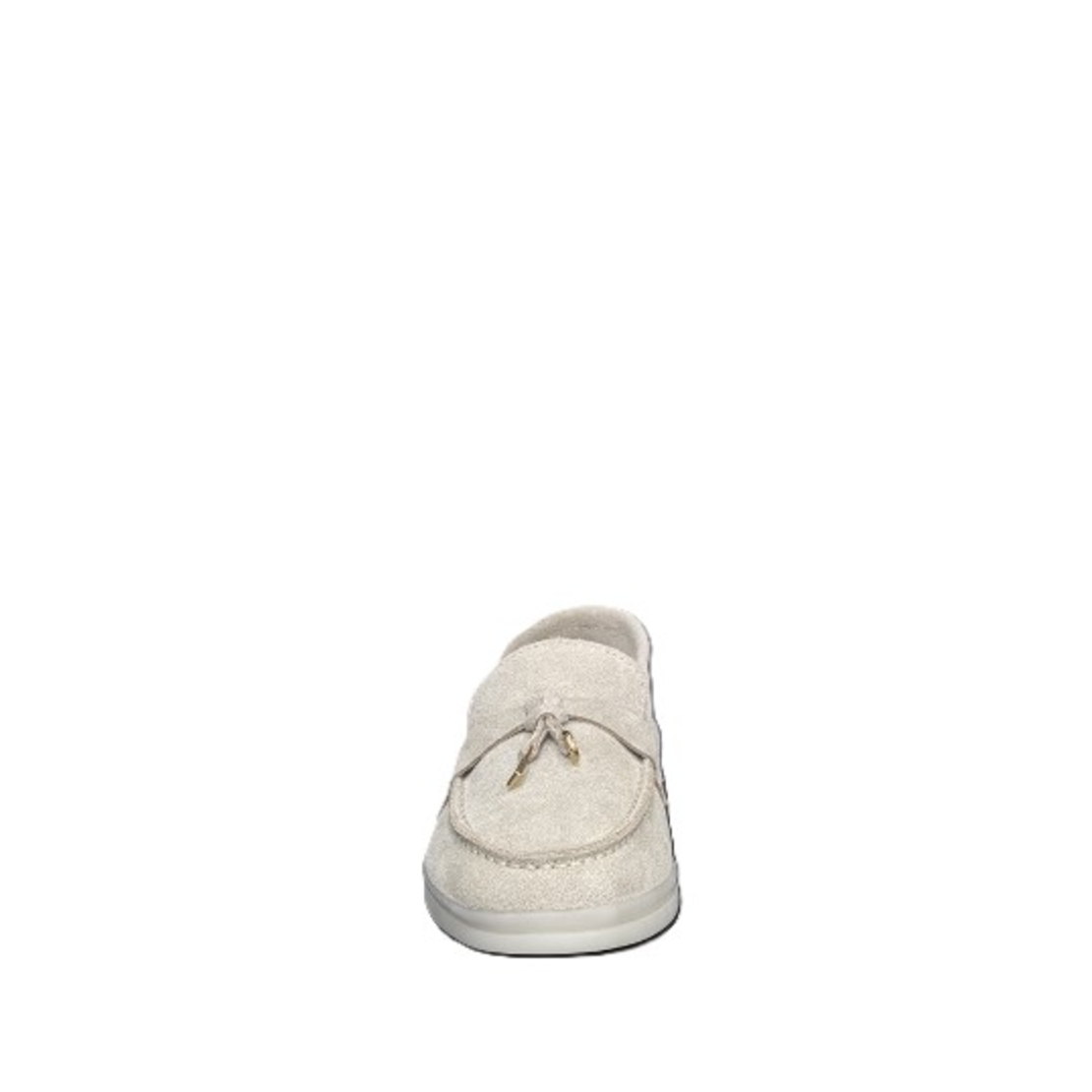 Women's moccasins / loafers / genuine leather / beige /77-50