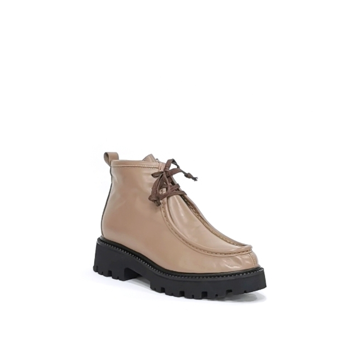 Women's mink natural leather casual boots/7333