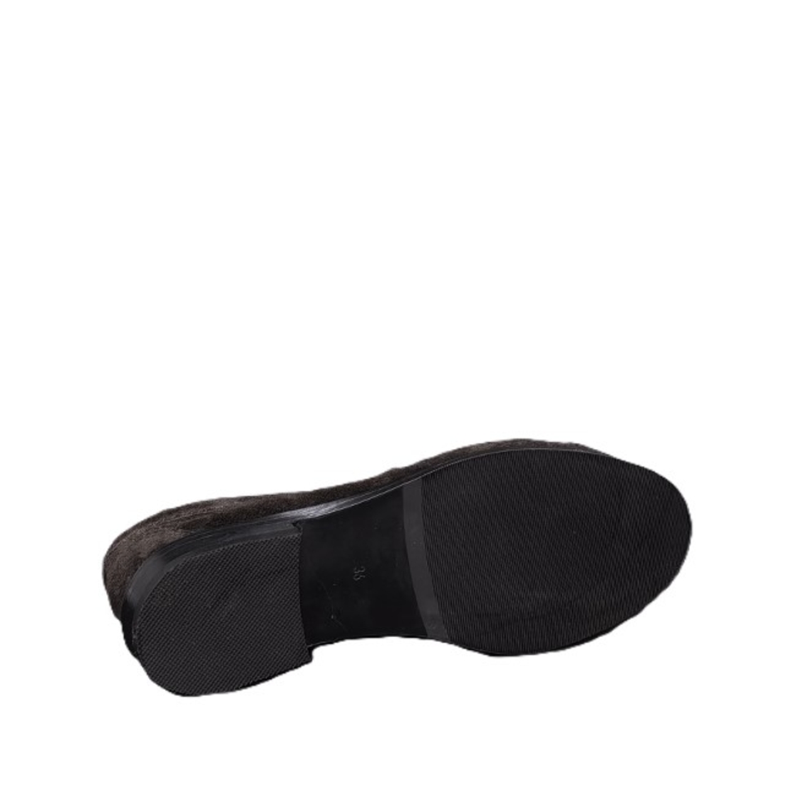 Дамски мокасини / лоуфъри /естествена кожа  /77-52/кафяво