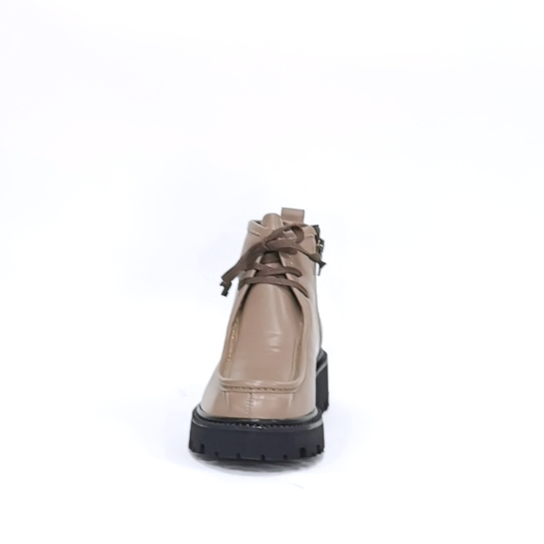 Women's mink natural leather casual boots/7333