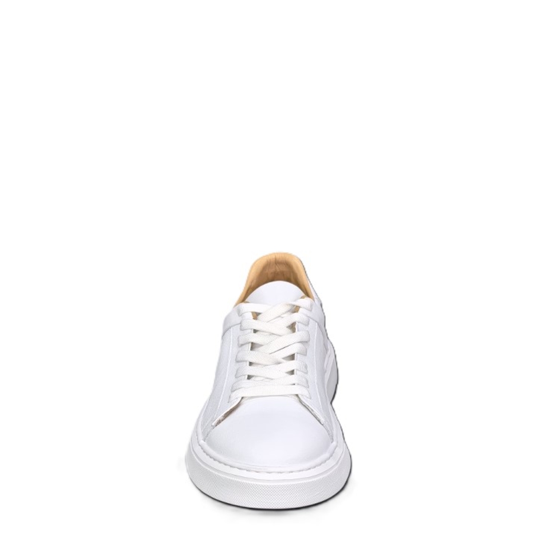 Мъжки сникърс / кец / естествена кожа / 705-5 / бяло / анатомична стелка