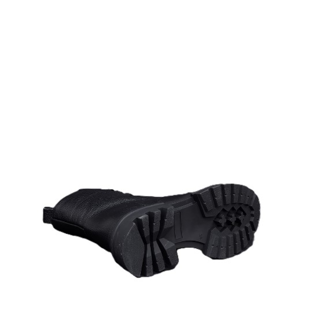 Дамски ежедневни боти / естествена кожа /  7901/ черно