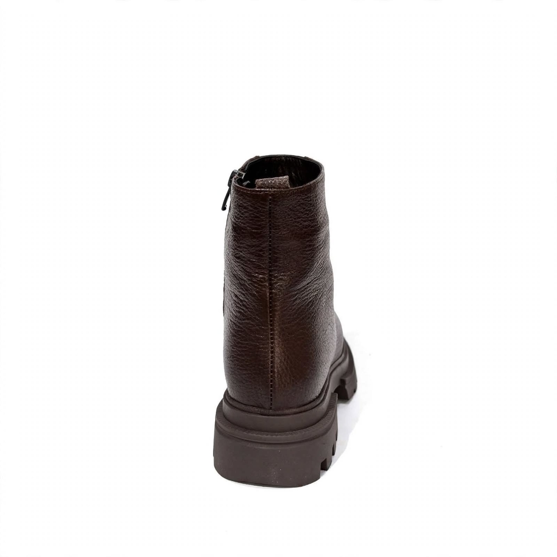 Women's boots with lamb's wool/genuine leather/79-28/brown/