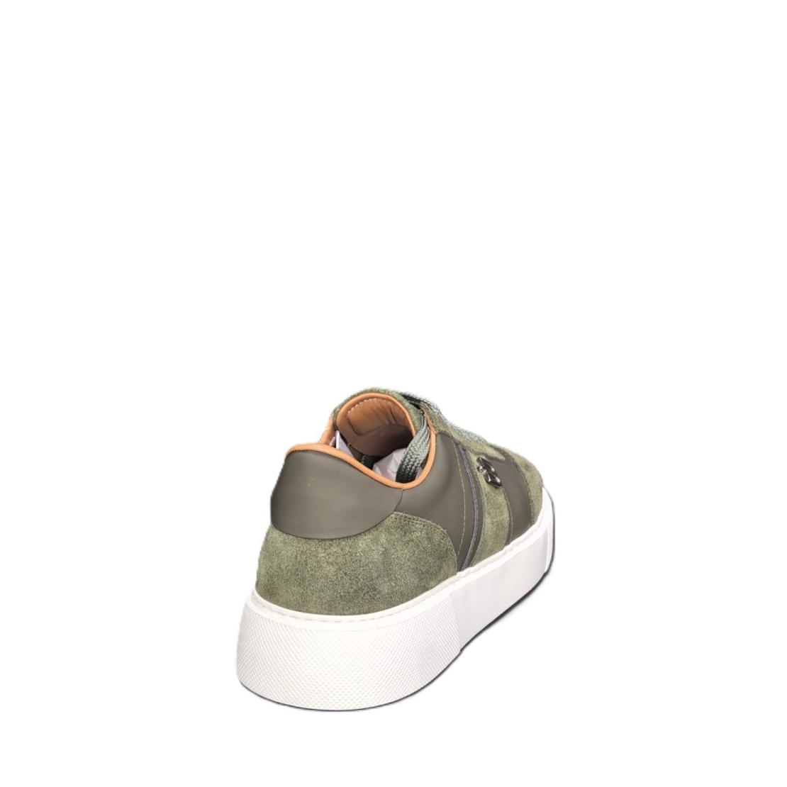 Men's sneakers / sneaker / genuine leather /74-30/green