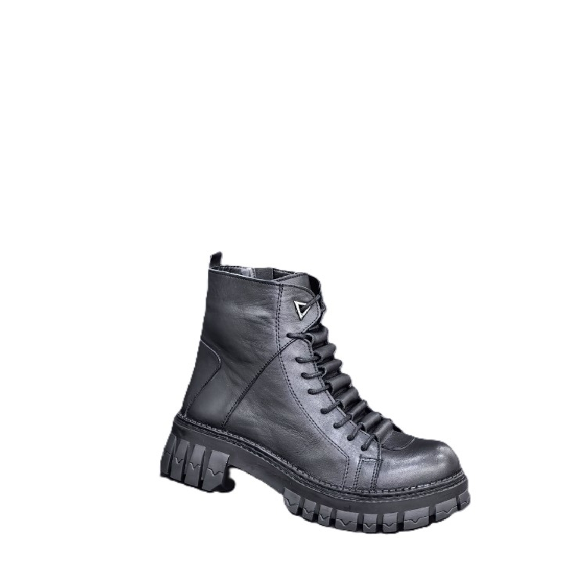 Women's casual boots / genuine leather / 71-50/black