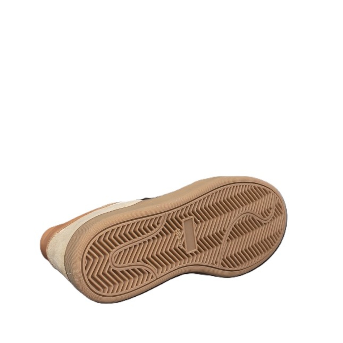 Мъжки сникърс / кец / естествена кожа / 730 / бежаво+кафяво+таба