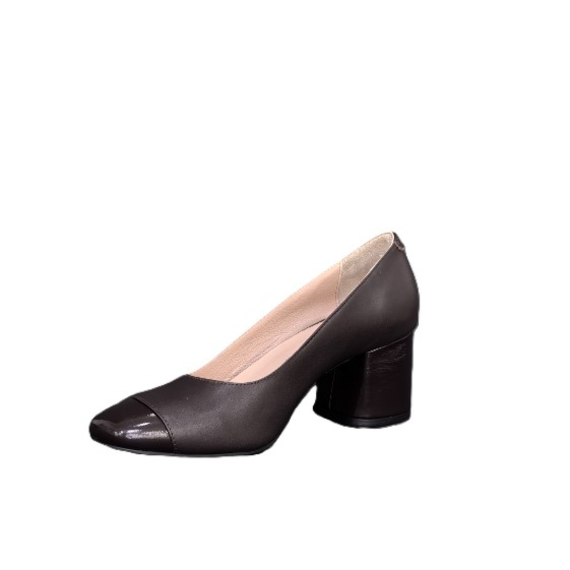Ladies' elegant shoes / genuine leather /717-33/brown