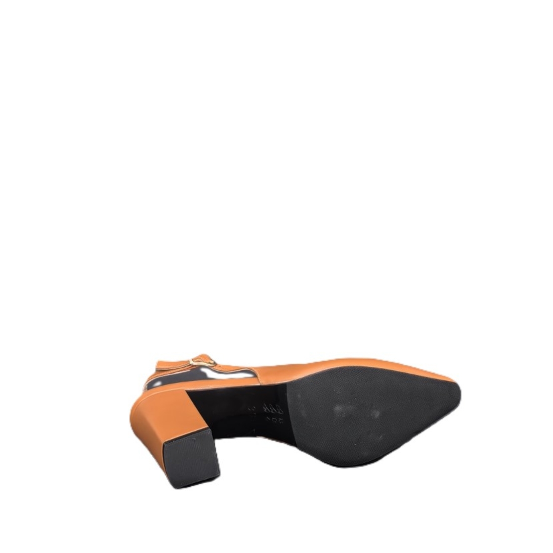 Дамски елегантни обувки / естествена кожа / 729-35/ таба