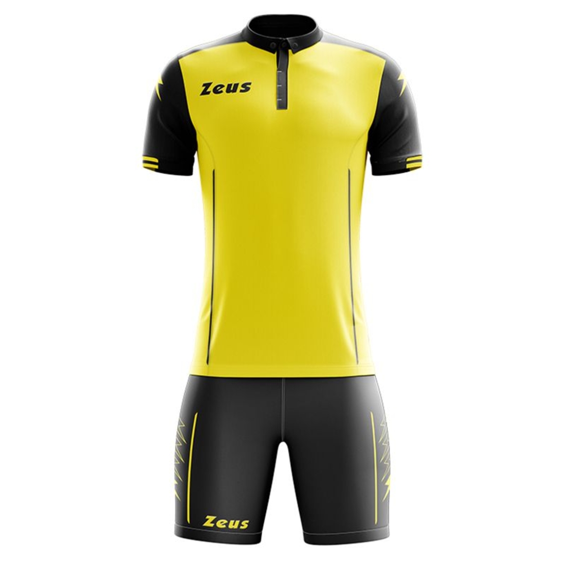 Детски Футболен Екип ZEUS Kit Aquarius Giallo/Nero