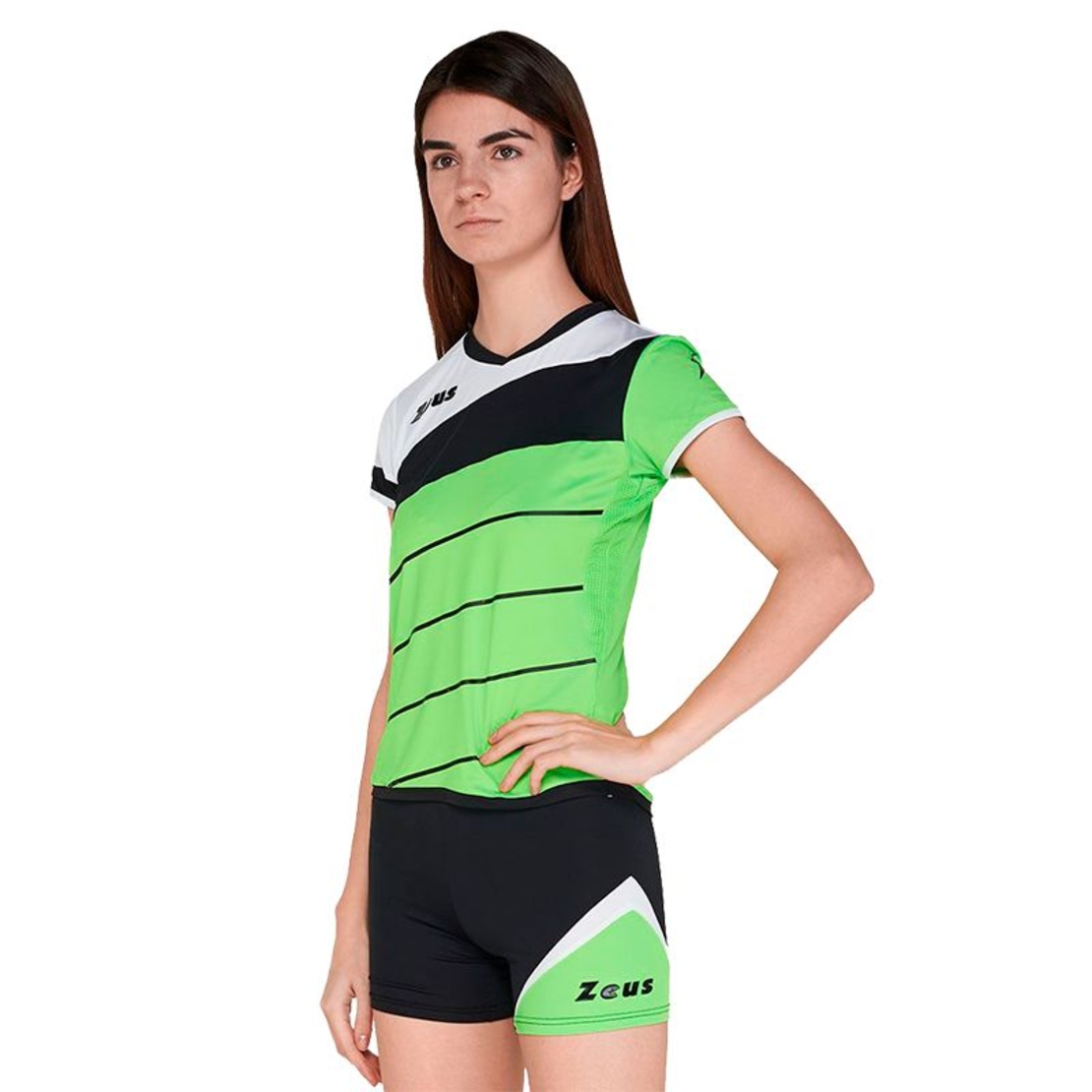 Дамски Волейболен Екип ZEUS Kit Lybra Donna Verde/Nero