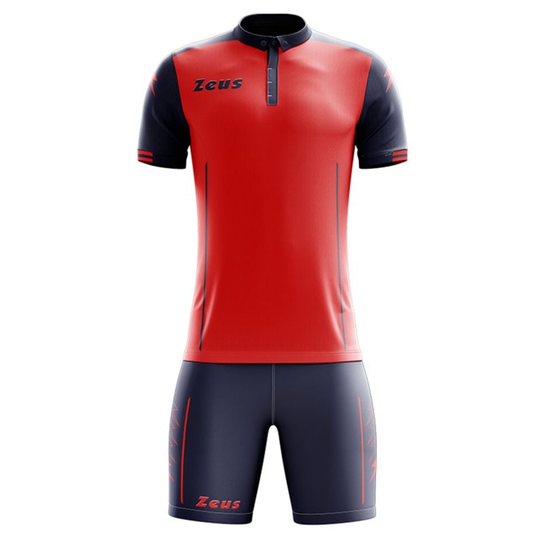 Детски Футболен Екип ZEUS Kit Aquarius Rosso/Blu