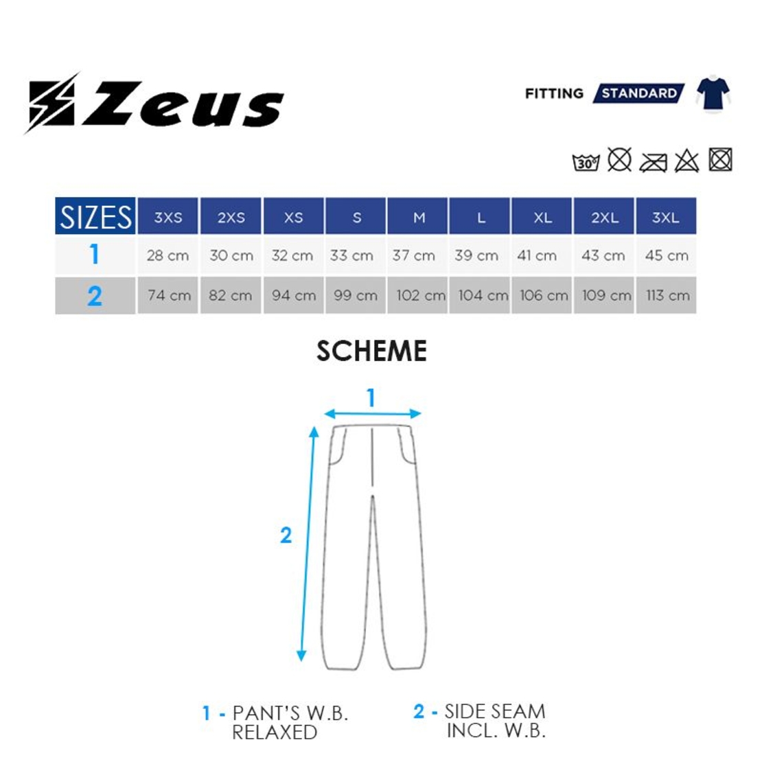 Детски Панталони ZEUS Pantalone Enea Blu/Dark Grey