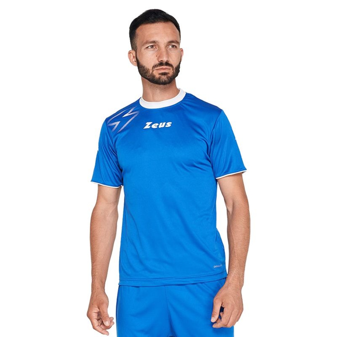 Мъжка Тениска ZEUS Shirt Mida Royal/Bianco