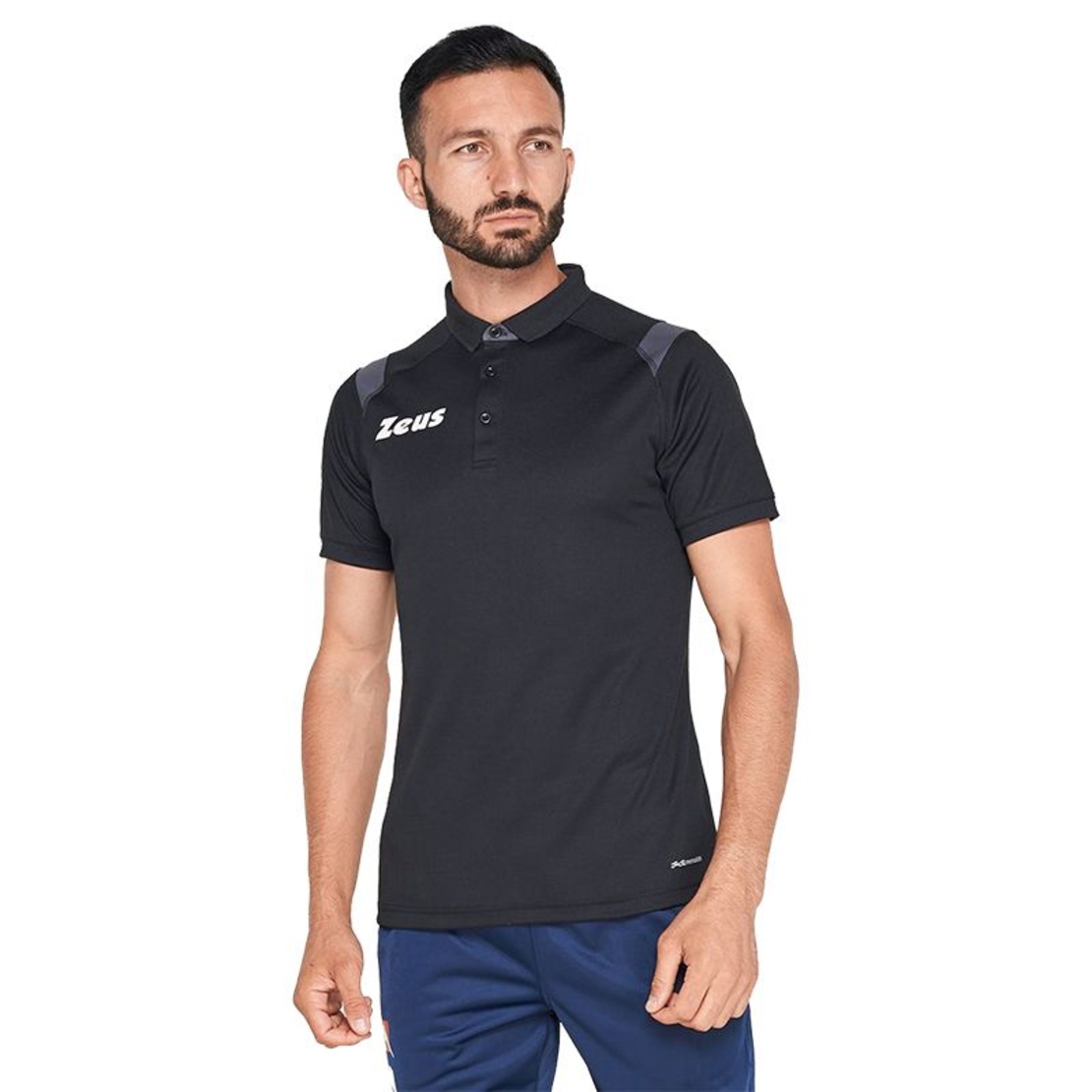 Мъжка Тениска ZEUS Polo Monolith Nero