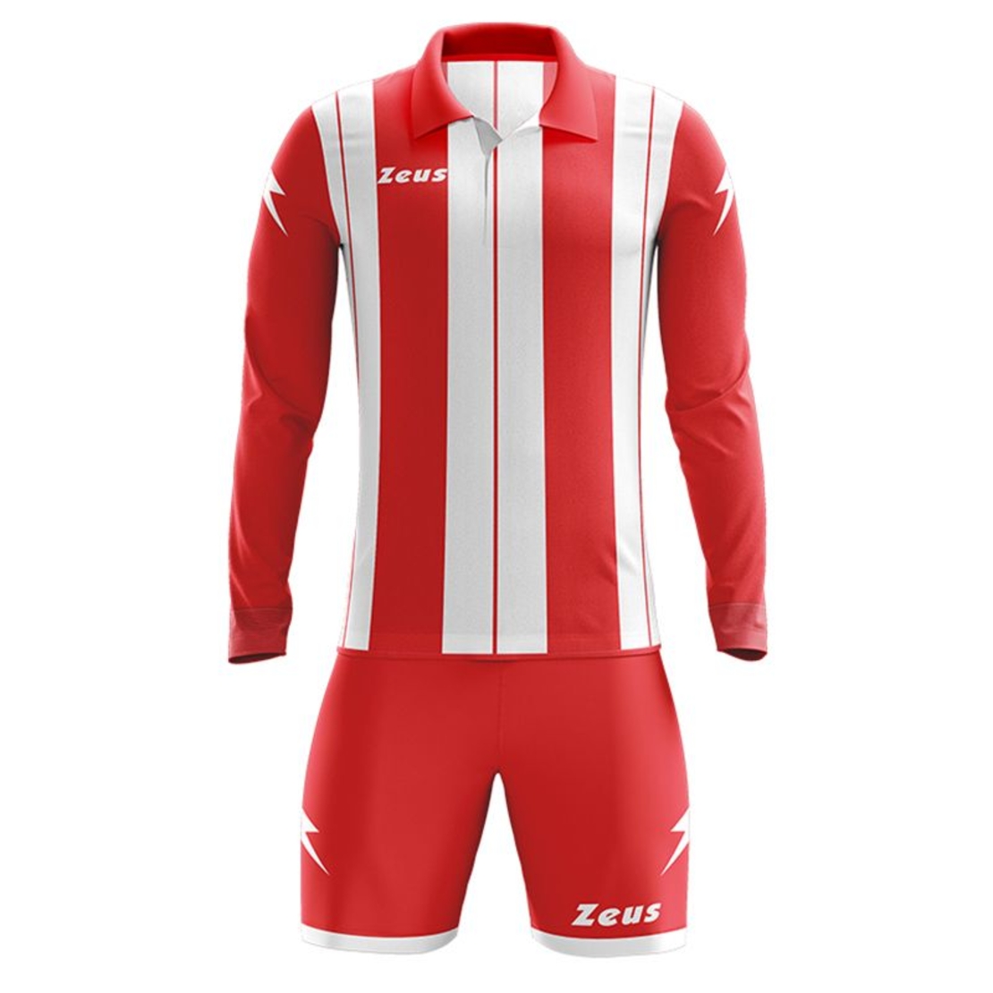 Детски Футболен Екип ZEUS Kit Pitagora Rosso/Bianco