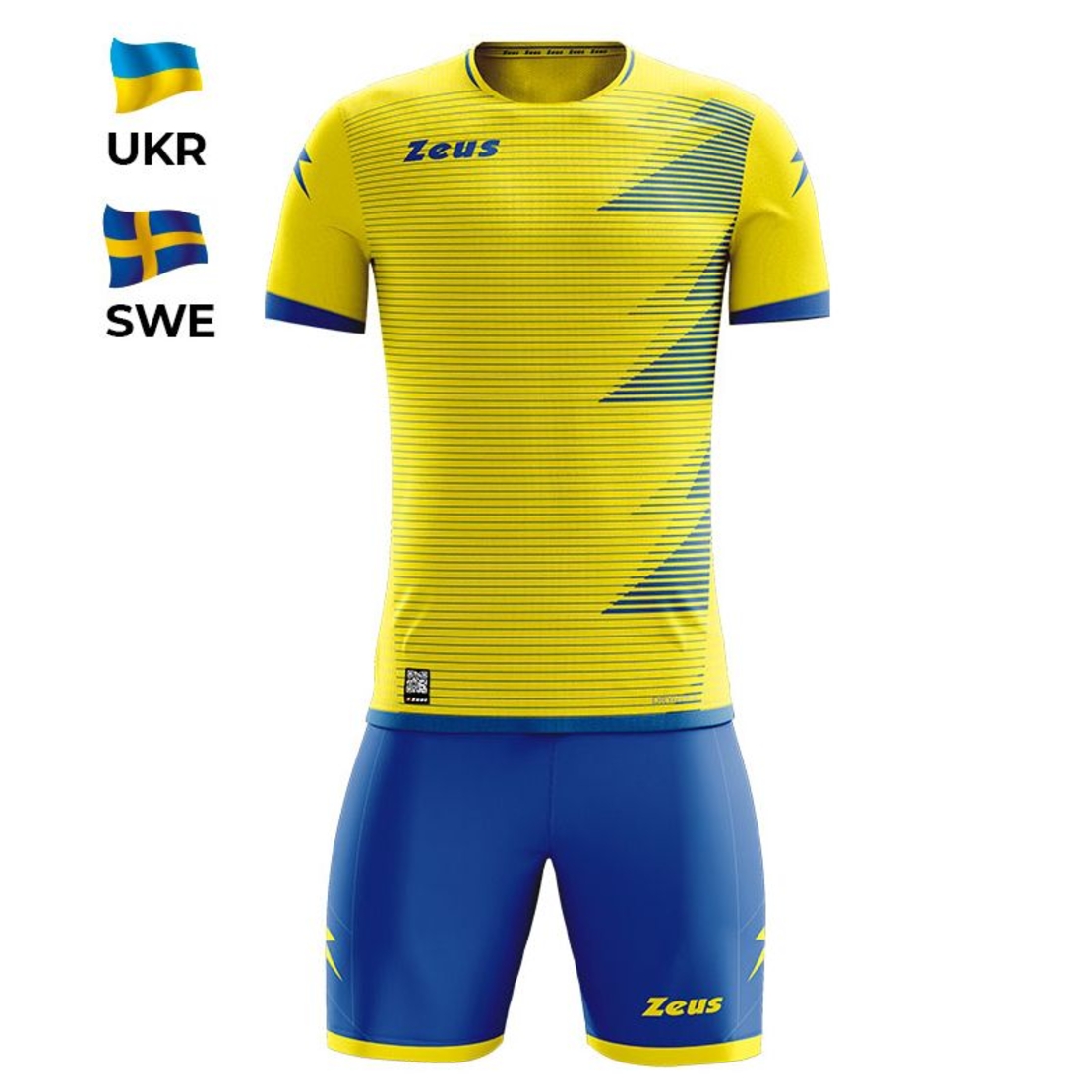 Спортен Екип ZEUS Kit Mundial UKR Giallo/Royal
