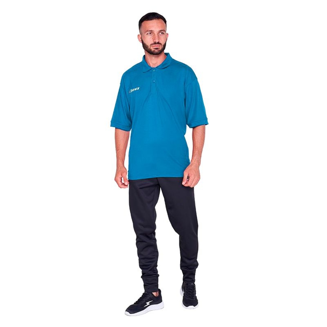 Мъжка Тениска ZEUS Polo Basic Light Royal