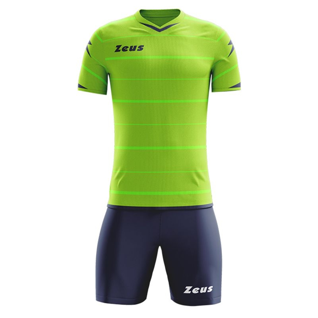 Детски Спортен Екип ZEUS Kit Omega Verde Fluo/Blu